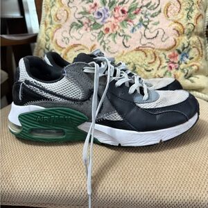 Nike Sneakers with Black and Green Accents